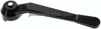 Kombigriff-schwarz, Größe 7, Standard (Aluminium lackiert)