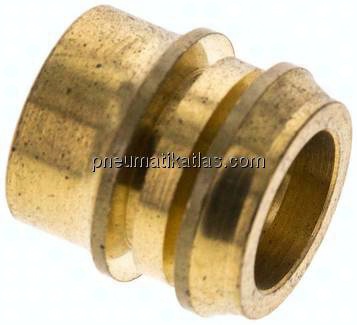 Reduziereinsatz f. Klemmringverschraub. 14mm-10 (M16x1,5)mm, Messing