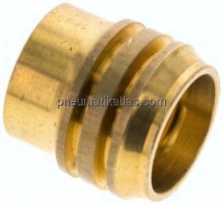 Reduziereinsatz f. Klemmringverschraub. 14mm-12 (M18x1,5)mm, Messing