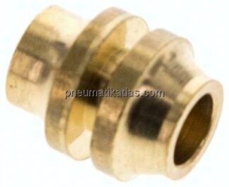 Reduziereinsatz f. Klemmringverschraub. 6mm-4 (M8x1)mm, Messing