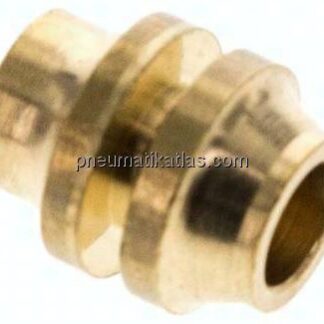 Reduziereinsatz f. Klemmringverschraub. 6mm-4 (M8x1)mm, Messing