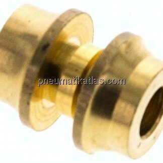 Reduziereinsatz f. Klemmringverschraub. 8mm-4 (M8x1)mm, Messing