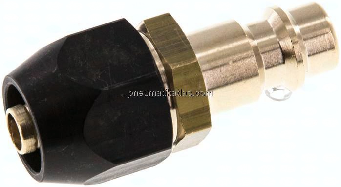 Kupplungsstecker (NW7,2) 12x6mm TX-Schlauch, MS/Al