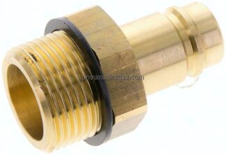 Kupplungsstecker (NW15) G 1"(AG), Messing