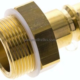 Kupplungsstecker (NW19) G 1-1/4"(AG), Messing