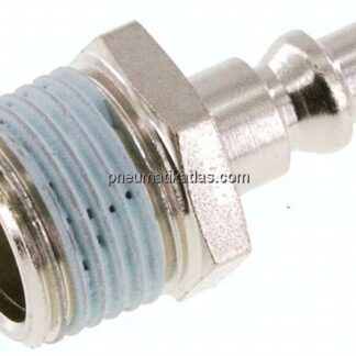 Kupplungsstecker (ARO/ORION) R 1/2"(AG), Stahl gehärtet & vernickelt