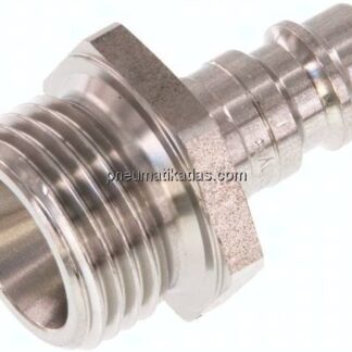 Kupplungsstecker (NW7,2) G 1/2"(AG), Edelstahl