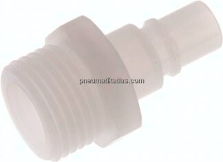 Kupplungsstecker (NW7,2) G 1/2", PVDF offen