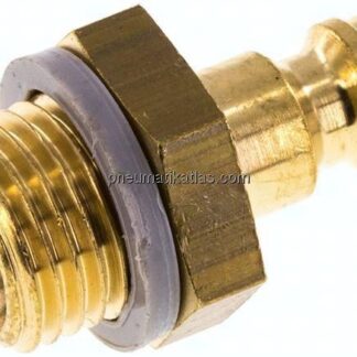 Kupplungsstecker (NW5) G 1/4"(AG), Messing