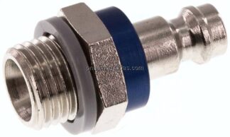 Kupplungsstecker (NW5) G 1/4"(AG), Messing vernickelt