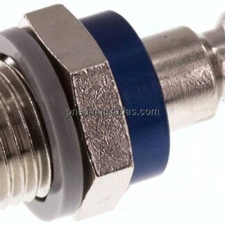 Kupplungsstecker (NW5) G 1/4"(AG), Messing vernickelt