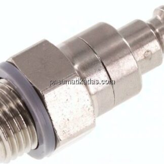 Kupplungsstecker (NW5) G 1/4"(AG), Messing vernickelt