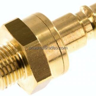 Kupplungsstecker (NW7,2) G 1/4"(AG), Messing