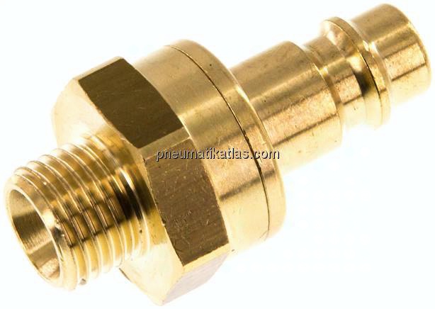 Kupplungsstecker (NW7,2) G 1/4"(AG), Messing