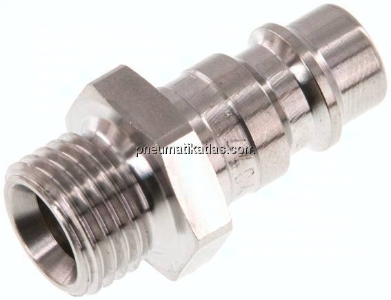 Kupplungsstecker (NW7,2) G 1/4"(AG), 1.4404
