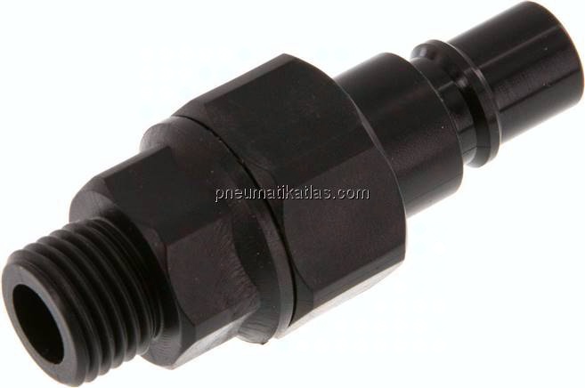 Kupplungsstecker (NW7,2) G 1/4", POM absperrend
