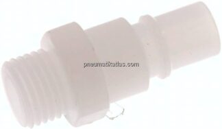 Kupplungsstecker (NW7,2) G 1/4", PVDF offen
