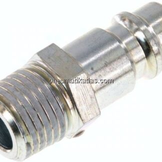 Kupplungsstecker (NW7,2) R 1/4"(AG), Stahl gehärtet & verzinkt