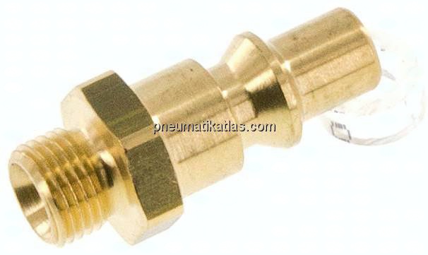 Kupplungsstecker (ARO/ORION) G 1/8"(AG), Messing