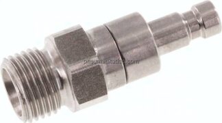 Kupplungsstecker (NW2,7) G 1/8"(AG), Edelstahl