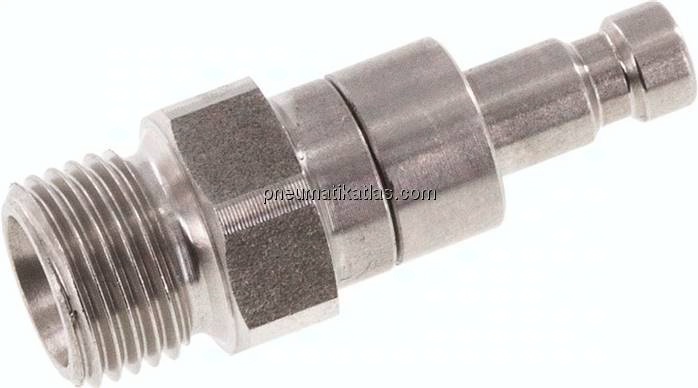 Kupplungsstecker (NW2,7) G 1/8"(AG), Edelstahl