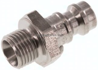 Kupplungsstecker (NW5) G 1/8"(AG), Edelstahl