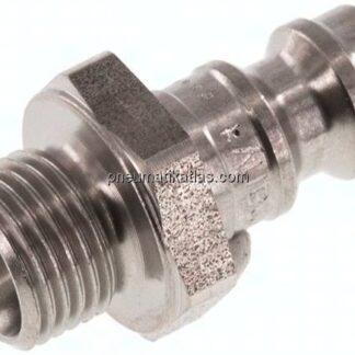 Kupplungsstecker (NW5) G 1/8"(AG), Edelstahl