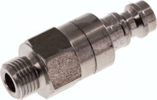 Kupplungsstecker (NW5) G 1/8"(AG), Edelstahl
