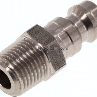 Kupplungsstecker (NW5) NPT 1/8"(AG), Edelstahl