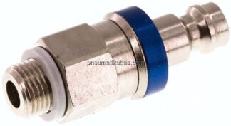 Kupplungsstecker (NW5) G 1/8"(AG), Messing vernickelt