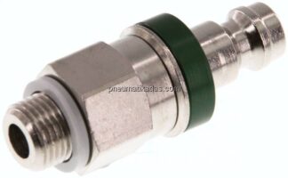 Kupplungsstecker (NW5) G 1/8"(AG), Messing vernickelt