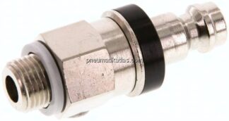 Kupplungsstecker (NW5) G 1/8"(AG), Messing vernickelt