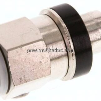 Kupplungsstecker (NW5) G 1/8"(AG), Messing vernickelt