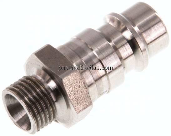 Kupplungsstecker (NW7,2) G 1/8"(AG), 1.4404