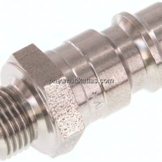 Kupplungsstecker (NW7,2) G 1/8"(AG), Edelstahl