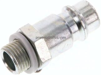 Kupplungsstecker (NW7,2) G 1/8"(AG), Stahl gehärtet & verzinkt