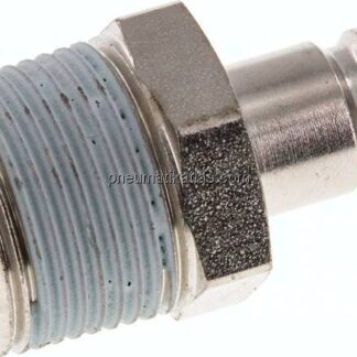 Kupplungsstecker (NW10) R 3/4"(AG), Stahl gehärtet & vernickelt