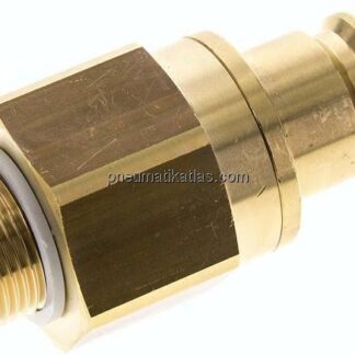 Kupplungsstecker (NW19) G 3/4"(AG), Messing