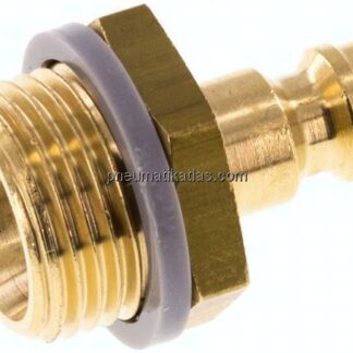 Kupplungsstecker (NW5) G 3/8"(AG), Messing