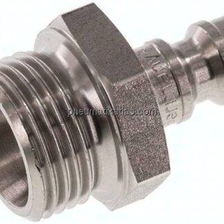Kupplungsstecker (NW5) G 3/8"(AG), Edelstahl