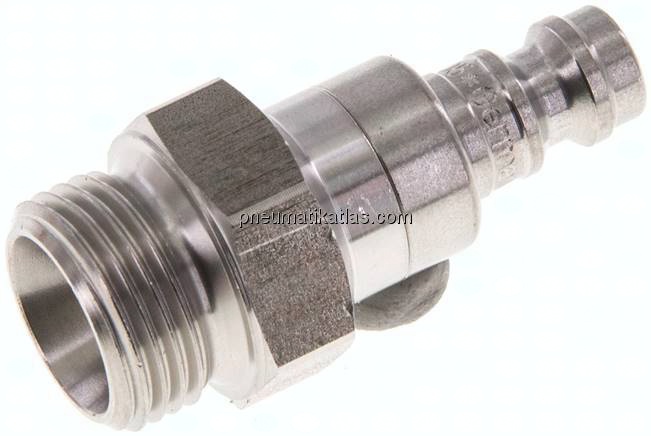 Kupplungsstecker (NW5) G 3/8"(AG), Edelstahl