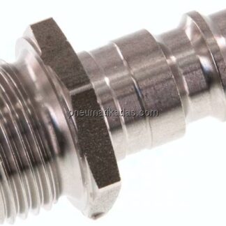 Kupplungsstecker (NW7,2) G 3/8"(AG), Edelstahl