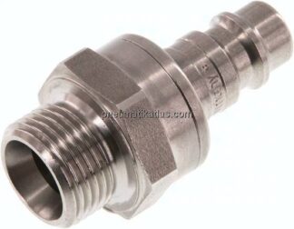 Kupplungsstecker (NW7,2) G 3/8"(AG), Edelstahl