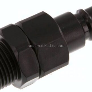 Kupplungsstecker (NW7,2) G 3/8", POM absperrend