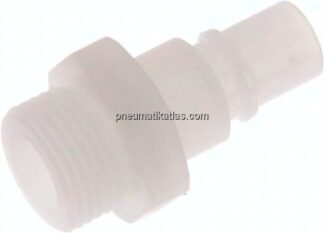 Kupplungsstecker (NW7,2) G 3/8", PVDF offen