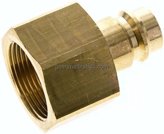 Kupplungsstecker (NW19) G 1-1/4"(IG), Messing