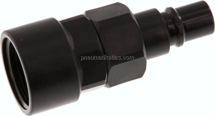 Kupplungsstecker (NW7,2) G 1/2", POM absperrend