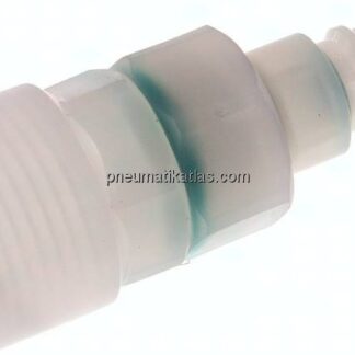 Kupplungsstecker (NW7,2) G 1/2", PVDF absperrend