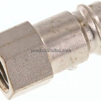 Kupplungsstecker (NW10) G 1/4"(IG), Stahl gehärtet & vernickelt