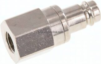 Kupplungsstecker (NW10) G 1/4"(IG), Messing vernickelt